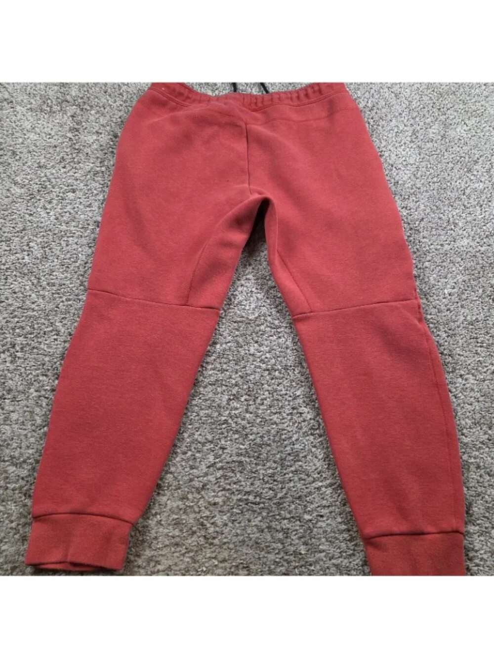 Nike Tech Fleece Joggers Sweatpants Men's XL Red Track Pants Flaw